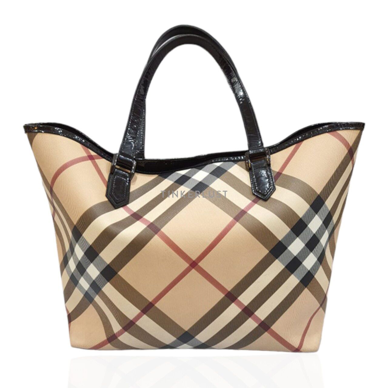 Burberry nova deals check tote bag